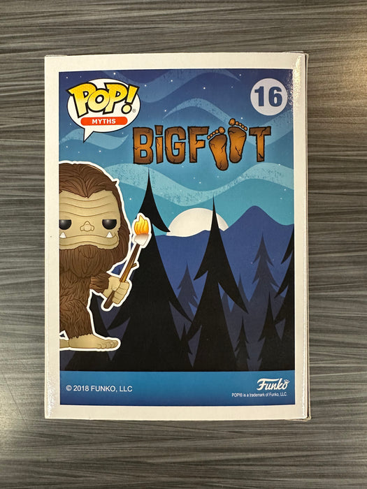 Funko POP! Myths - Bigfoot [Marshmallow] (GiTD)(Funko)(Damaged Box) [A]#16