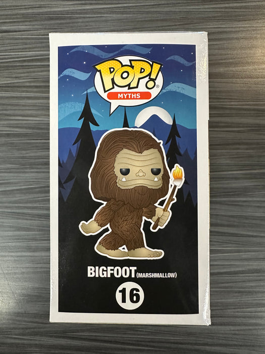 Funko POP! Myths - Bigfoot [Marshmallow] (GiTD)(Funko)(Damaged Box) [A]#16