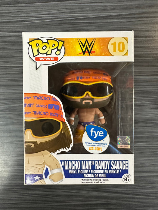 Funko POP! WWE: "Macho Man" Randy Savage(F.Y.E)(Damaged Box) #10