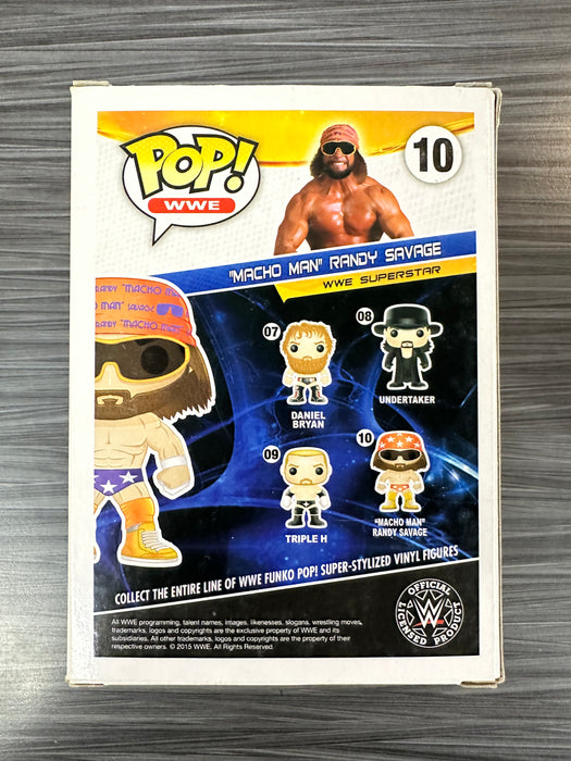 Funko POP! WWE: "Macho Man" Randy Savage(F.Y.E)(Damaged Box) #10