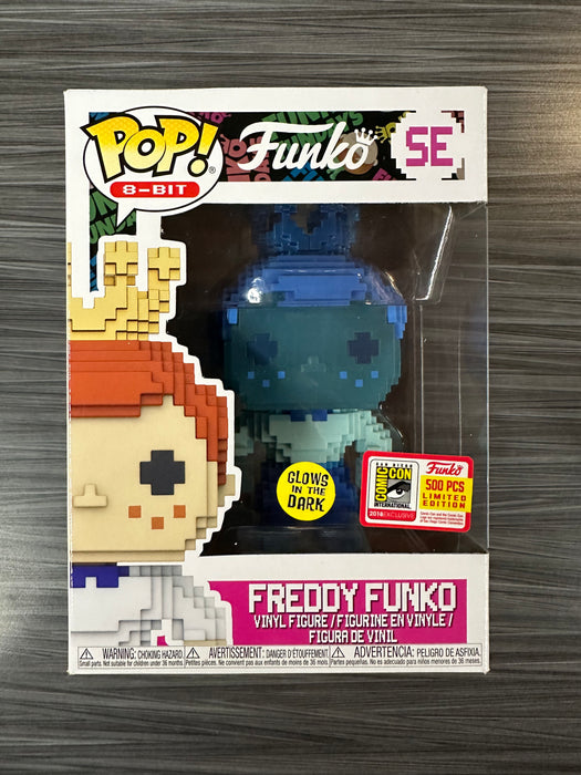 Funko POP! 8-BIT: Freddy Funko (GiTD)(2018 SDCC)(500 PCS)(Damaged Box) #SE