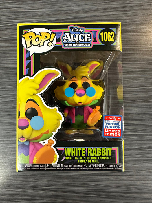 Funko POP! Disney: Alice In Wonderland - White Rabbit (2021 Virtual Funkon)(Damaged Box) #1062