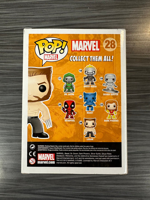 Funko POP! Marvel: Marvel - Logan (Damaged Box)(C) #28