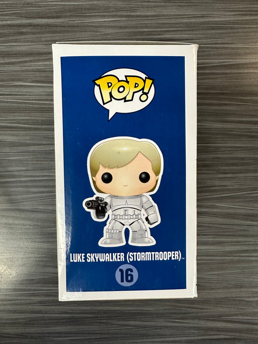 Funko POP! Star Wars: Luke Skywalker (Stormtrooper)(2011 ECCC)(Damaged Box) #16