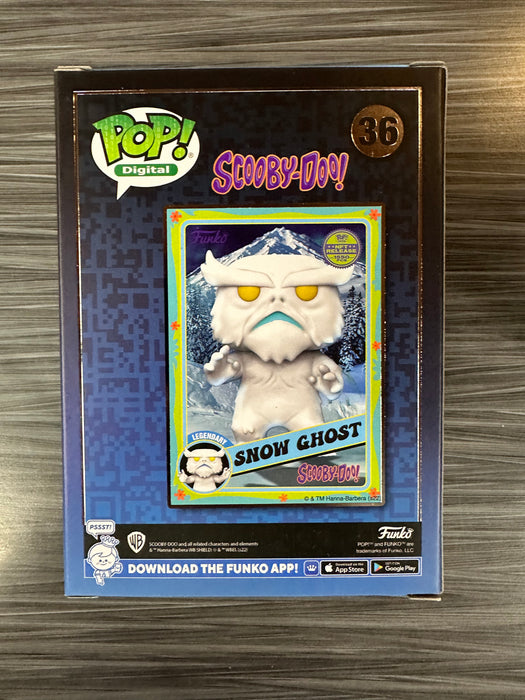 Funko POP! Digital: Scooby-Doo - Snow Ghost (NFT Release)(1550 PCS)(Damaged Box) #36