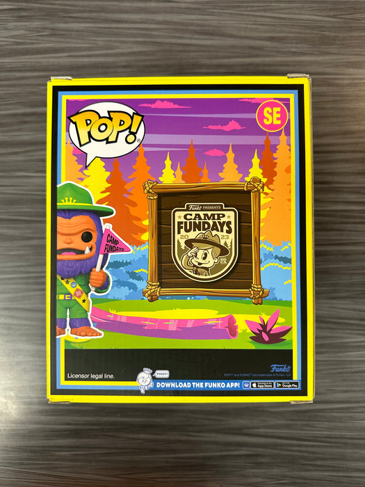 Funko POP! Camp Fundays: Bigfoot [Blacklight] (2023 Camp Fundays)(850 PCS)(Damaged Box) #SE