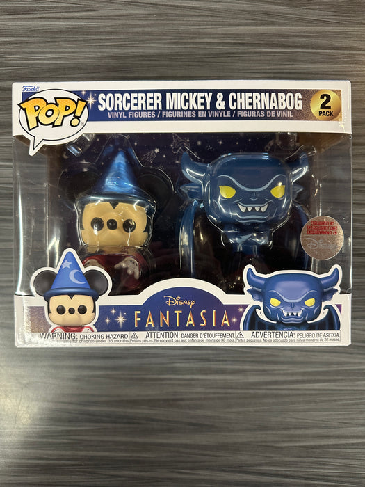 Funko POP! Disney: Sorcerer Mickey & Chernabog (Disney) [2-Pack]