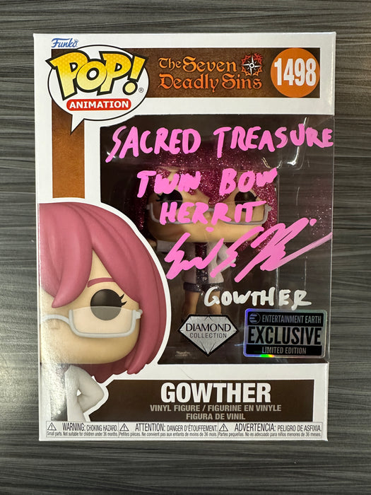 Funko POP! Animation: Seven Deadly Sins - Gowther (Diamond)(Entertainment Earth) (Signed/Erik Kimerer/JSA) [A] #1498