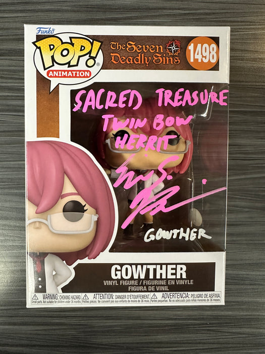 Funko POP! Animation: Seven Deadly Sins - Gowther (Signed/Erik Kimerer/JSA) #1498