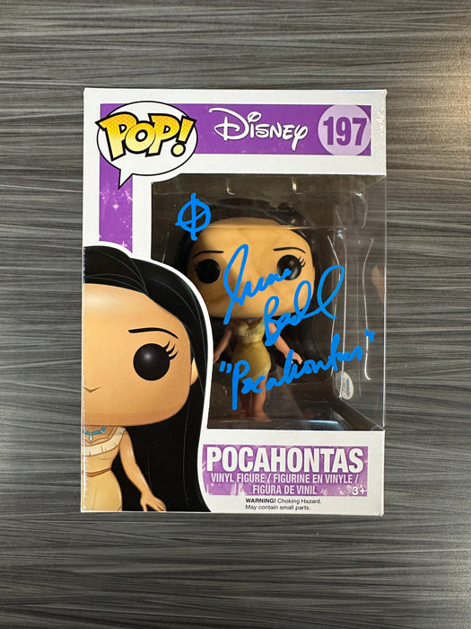 Funko POP! Disney: Pocahontas (Signed/Irene Bedard/Beckett)(Damaged Box) #197