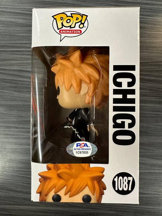 Funko POP! Animation: Bleach - Ichigo (Special Edition)(Signed/Johnny Yong Bosch/PSA) #1087