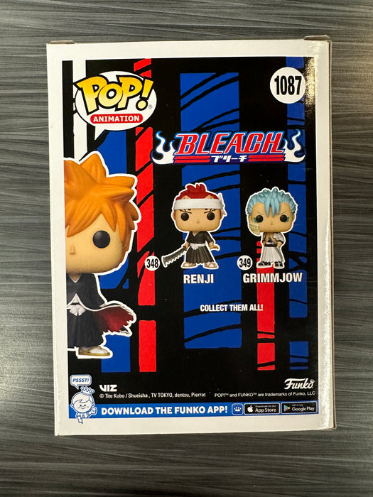 Funko POP! Animation: Bleach - Ichigo (Special Edition)(Signed/Johnny Yong Bosch/PSA) #1087