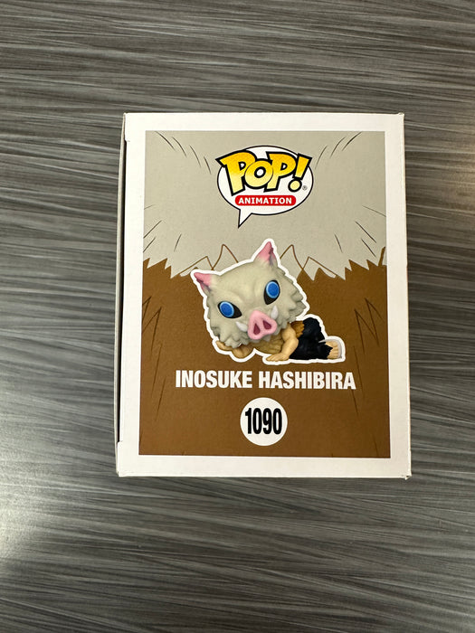 Funko POP! Animation: Inosuke Hashibira (Original Special Edition Sticker)(Signed/Bryce Papenbrook/JSA) #1090