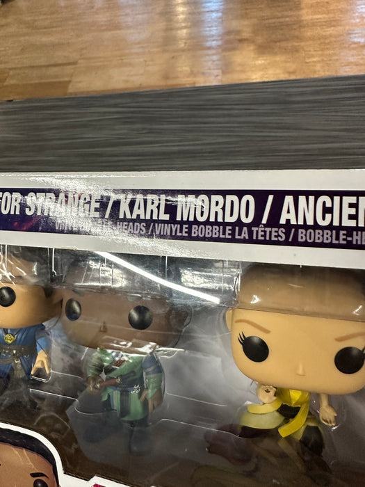 Funko POP! Marvel: Doctor Strange - Doctor Strange/Karl Mordo/Ancient One/Kaecilius (Disney Store)(4000PCS)(Damaged Box)(4 Pack) [B]