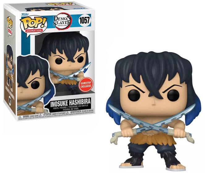 Funko POP! Animation: Demon Slayer - Inosuke Hashibira (GameStop)(Damaged Box) #1057