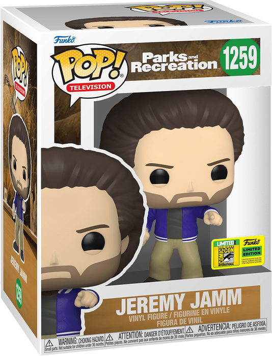 Funko POP! Television: Parks & Recreation - Jeremy Jamm (2022 SDCC)(Damaged Box) #1259