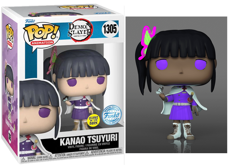 Funko POP! Animation: Demon Slayer - Kanao Tsuyuri (GiTD)(New Special Edition Sticker) #1305