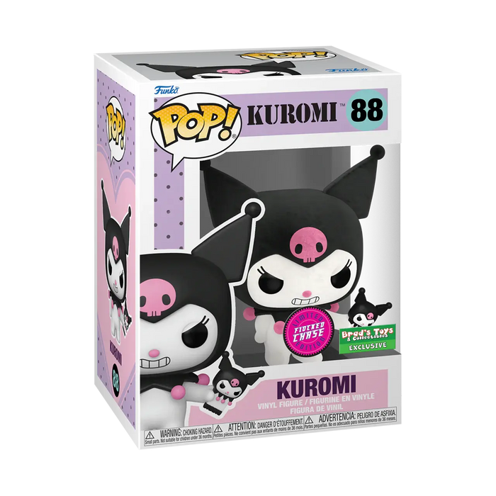 Funko POP! Kuromi (Flocked)(CHASE)(Brad's Toys) #88