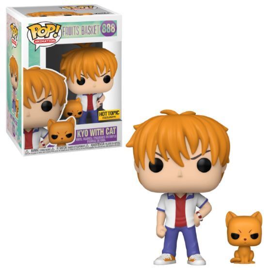 Funko POP! Animation: Fruits Basket - Kyo With Cat (Hot Topic)(Damaged Box) #888