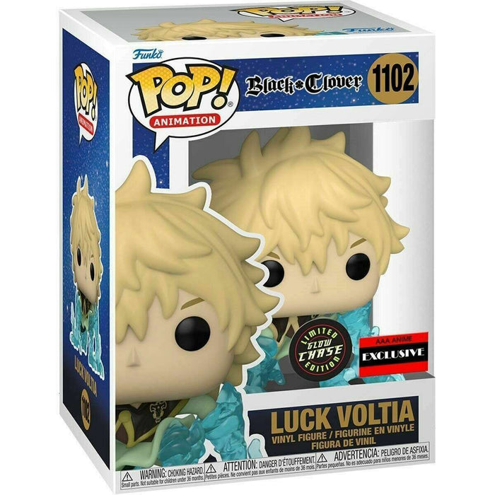 Funko POP! Animation: Black Clover - Luck Voltia (CHASE)(AAA Exclusive)(Damaged Box) #1102