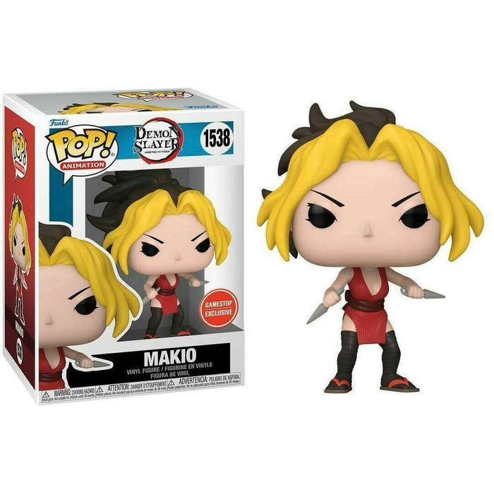 Funko POP! Animation: Demon Slayer - Makio (GameStop)(Damaged Box) #1538