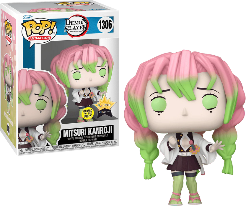 Funko POP! Animation: Demon Slayer - Mitsuri Kanroji (GiTD)(Fundom)(Damaged Box) #1306