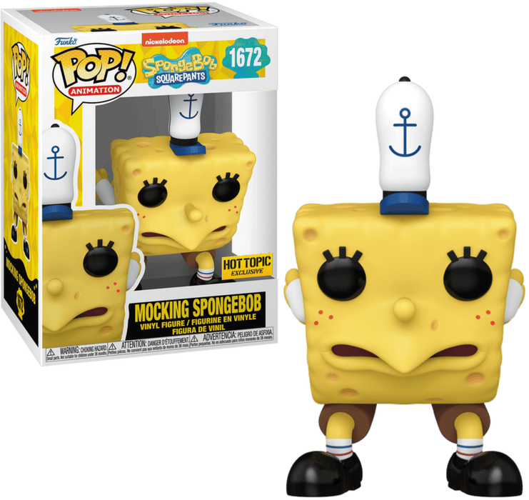 Funko POP! Animation: Spongebob Squarepants - Mocking Spongebob (Hot Topic) #1672