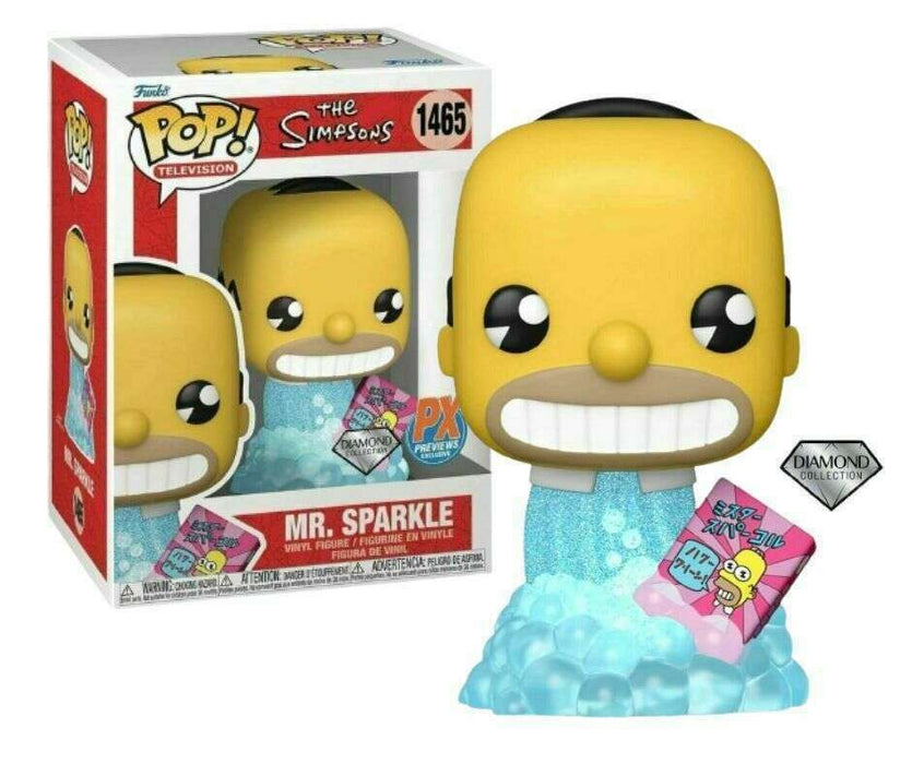 Funko POP! Television: The Simpsons - Mr. Sparkle (Diamond)(PX Previews) #1465