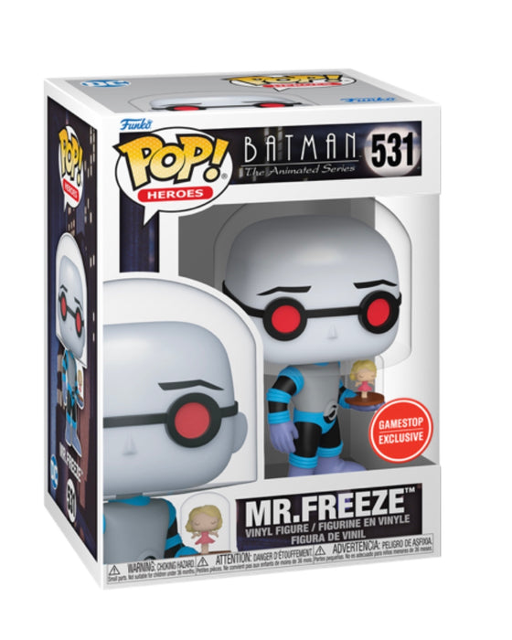 Funko POP! Heroes: Batman The Animated Series - Mr. Freeze [w/ Nora Snow Globe] (GameStop) #531