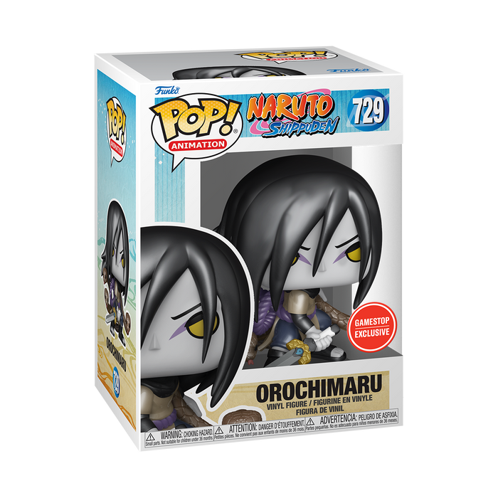 Funko POP! Animation: Naruto Shippuden - Orochimaru [Metallic] (GameStop)(Damaged Box) #729