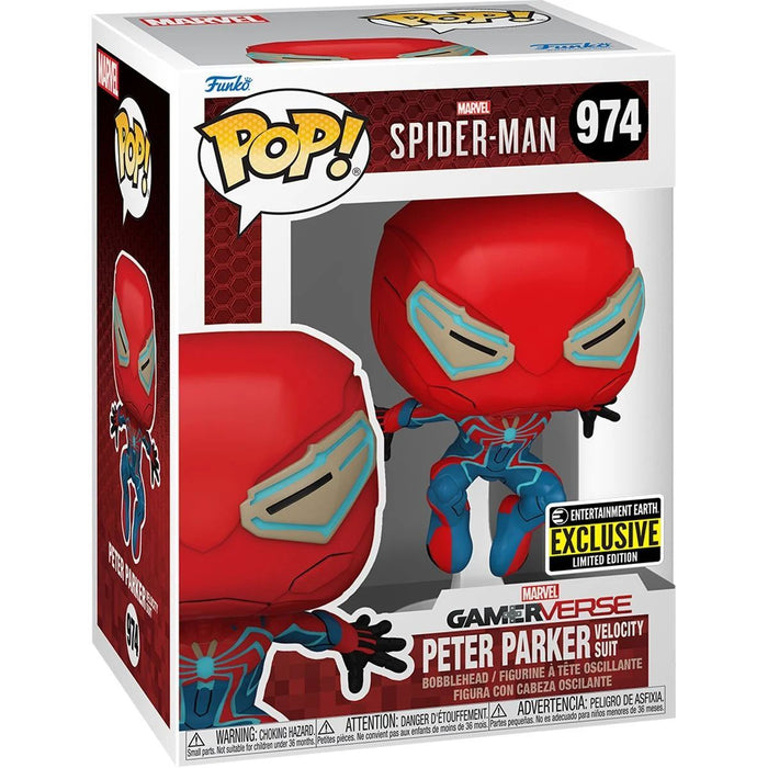 Funko POP! Games: Spider-Man - Peter Parker [Velocity Suit] (Entertainment Earth) #974