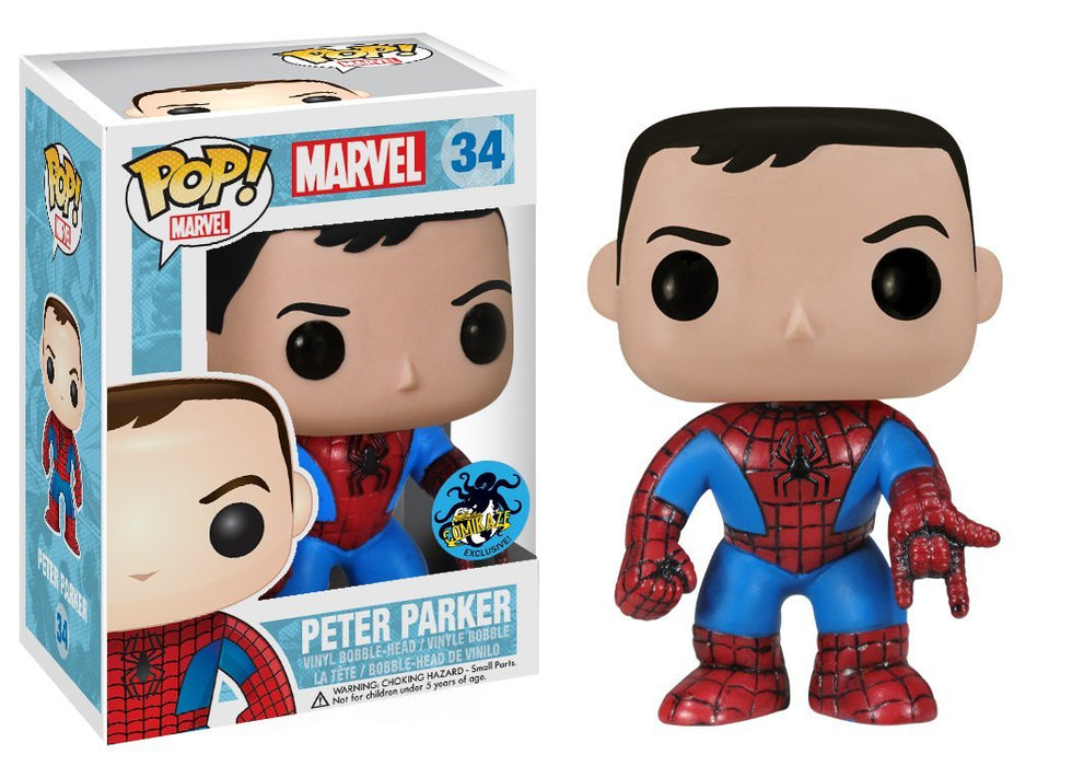 Funko POP! Marvel: Peter Parker (LA Comikaze)(Damaged Box)[C] #34