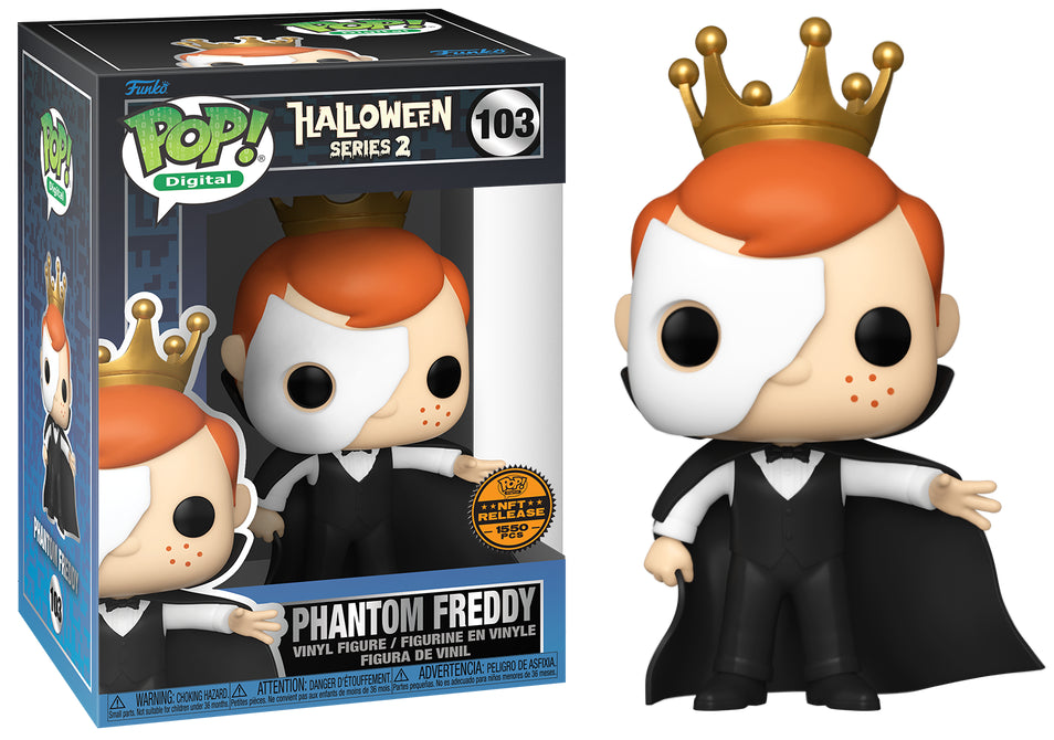 Funko POP! Digital: Halloween Series 2 - Phantom Freddy  (NFT Release)(1550 PCS)(Damaged Box) #103