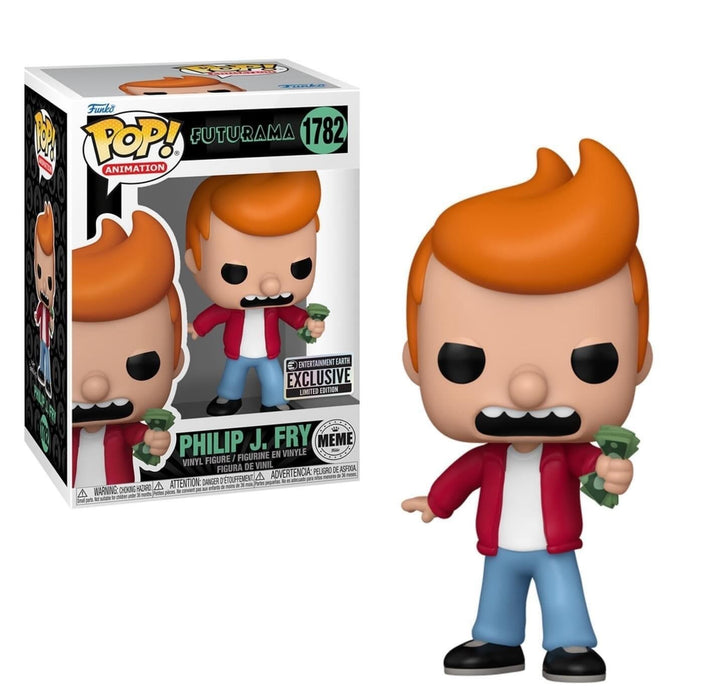 Funko POP! Animation: Futurama - Phillip J. Fry [Meme] (Entertainment Earth) #1782