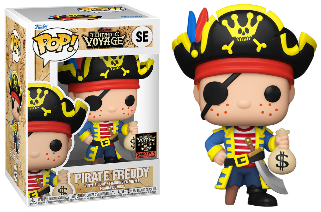 Funko POP! Funtastic Voyage: Pirate Freddy (3400 PCS)(Show Edition)(Damaged Box) #SE