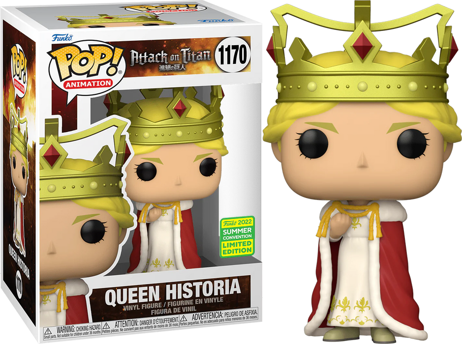 Funko POP! Animation: Attack On Titan - Queen Historia (2022 Summer Convention)(Damaged Box) #1170