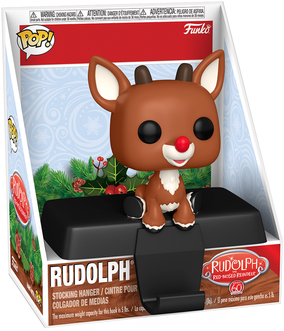 Funko POP! Edge-Sitter: Rudolph The Red-Nosed Reindeer [Stocking Hanger]