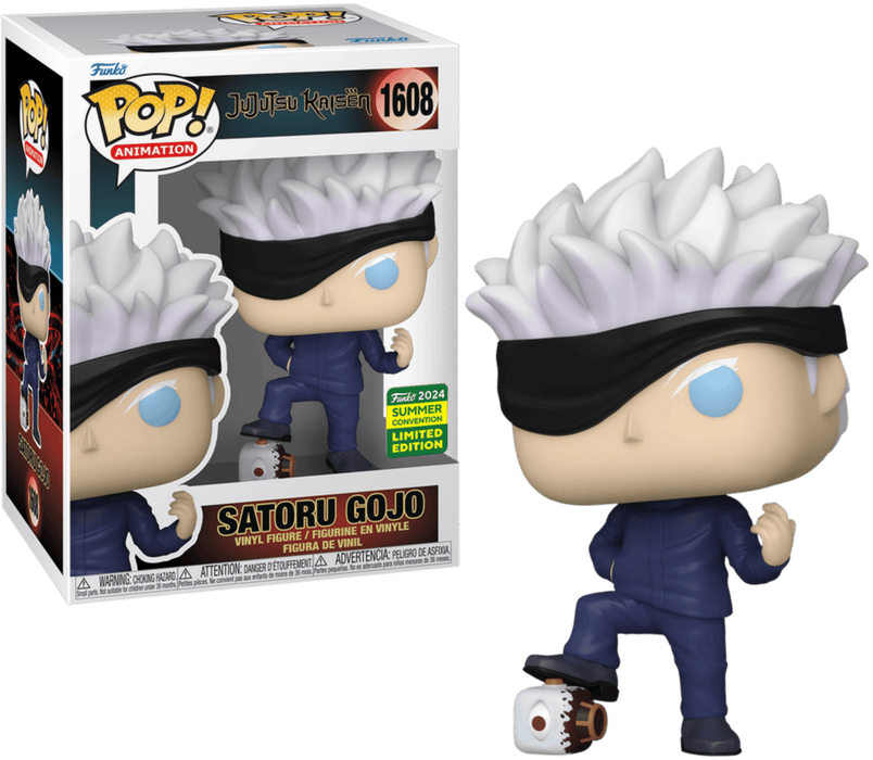 Funko POP! Animation: Jujutsu Kaisen - Satoru Gojo [w/ Defeated Jogo] (2024 SDCC/Shared) #1608