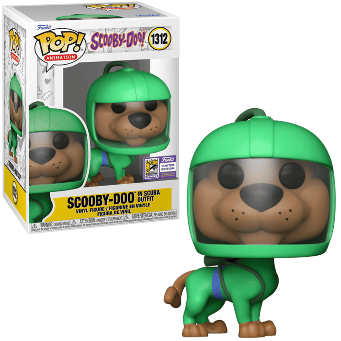 Funko POP! Animation: Scooby-Doo - Scooby-Doo In Scuba Outfit (2023 SDCC) #1312