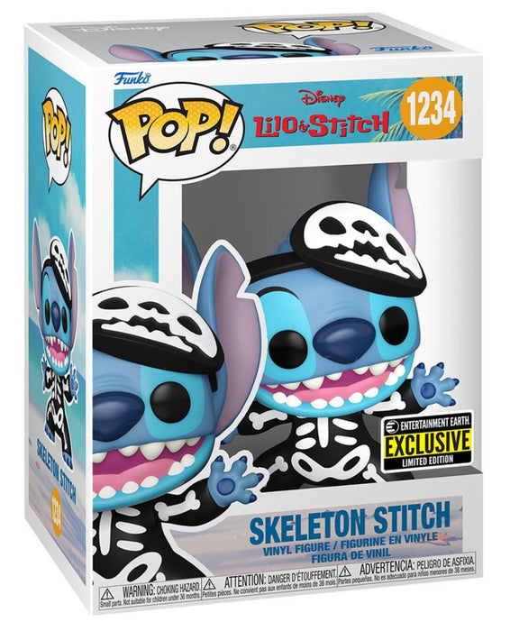 Funko POP! Disney: Lilo & Stitch - Skeleton Stitch (Entertainment Earth) #1234