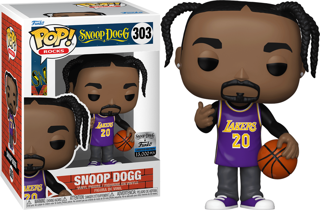 Funko POP! Rocks: Snoop Dogg (Funko)(15,000 PCS)(Damaged Box) #303