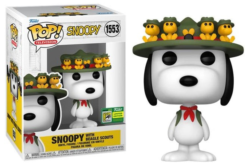 Funko POP! Television: Snoopy -  Snoopy w/ Beagle Scouts (2024 SDCC) #1553