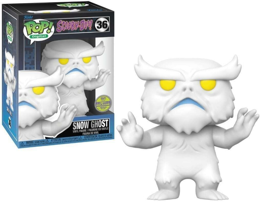 Funko POP! Digital: Scooby-Doo - Snow Ghost (NFT Release)(1550 PCS)(Damaged Box) #36