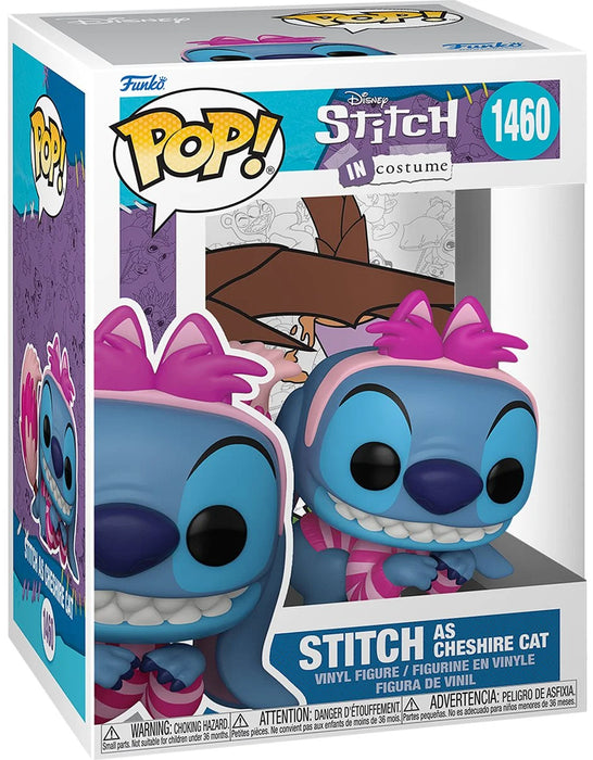 Funko POP! Disney: Stitch In Costume - Stitch as Cheshire Cat #1460