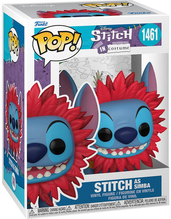 Funko POP! Disney: Stitch In Costume - Stitch as Simba #1461