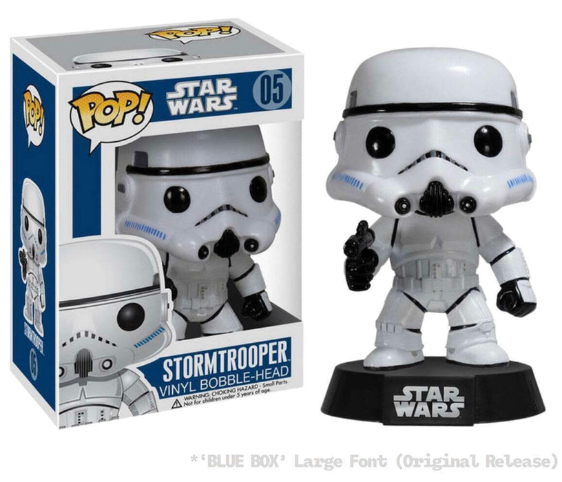 Funko POP! Star Wars: Stormtrooper [Large Font/First Release] (Damaged Box) #05