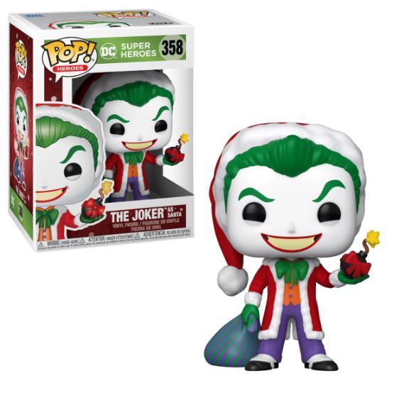 Funko POP! Heroes: DC Super Heroes - The Joker As Santa #358