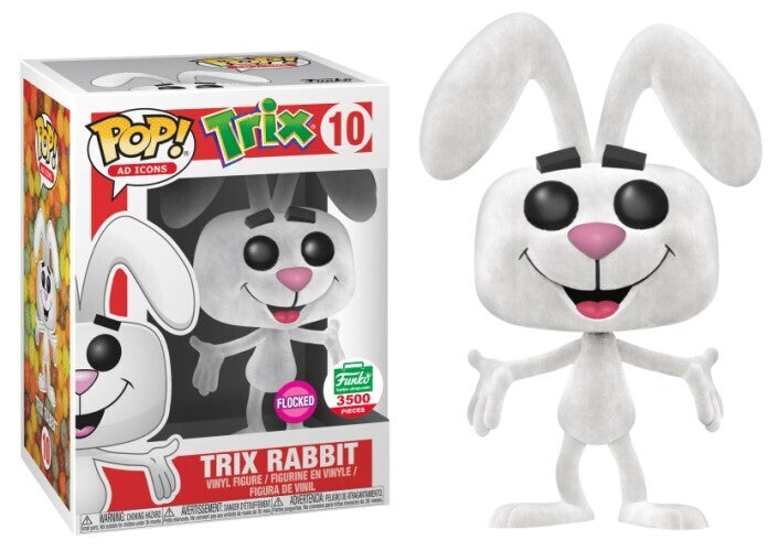 Funko POP! Ad Icons: Trix Rabbit (Flocked)(Funko 3500 PCS)(Damaged Box)[B] #10