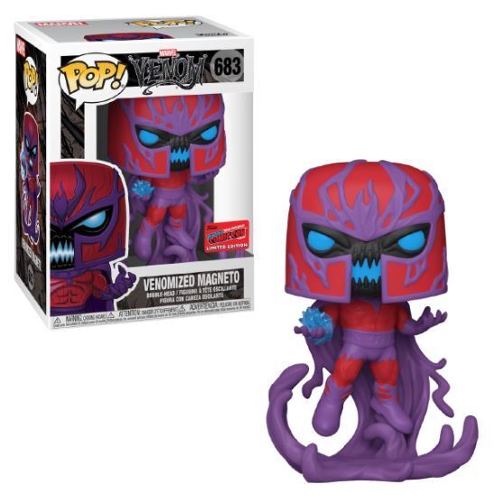 Funko POP! Marvel Venom: Venomized Magneto (2020 NYCC)(Damaged Box) #683