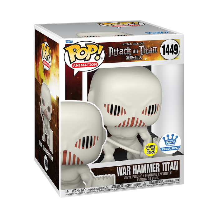 Funko POP! Animation: Attack on Titan - War Hammer Titan (GiTD)(Funko) [6-Inch](Damaged Box) #1449